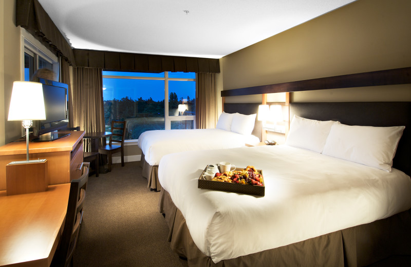 Guest bedroom at The Beach Club Resort.