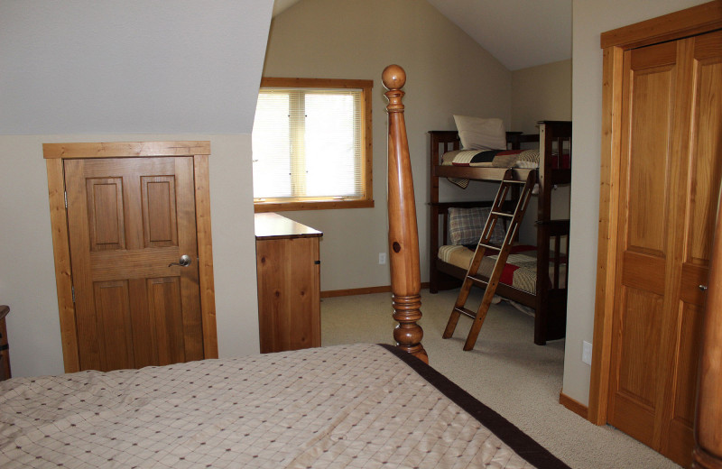 Guest bathroom at Big Sandy Lodge & Resort.