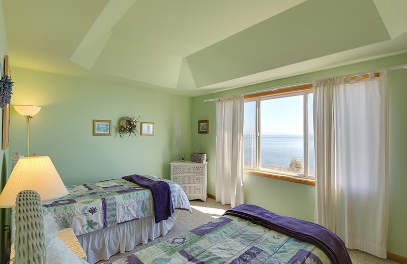 Rental bedroom at Sequim Valley Properties.