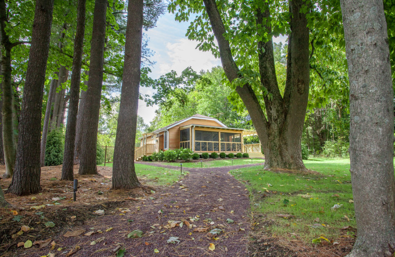 Cottage exterior at Interlaken Resort & Conference Center.