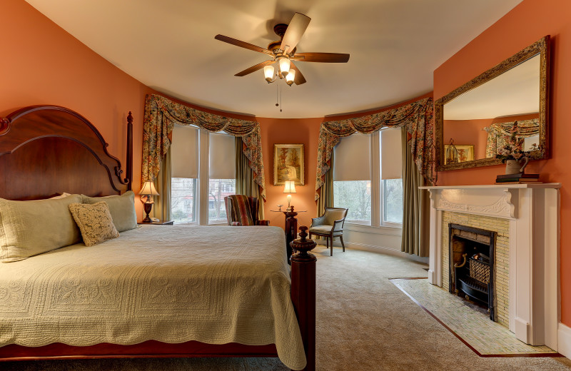 Guest room at C.W. Worth House Bed & Breakfast.