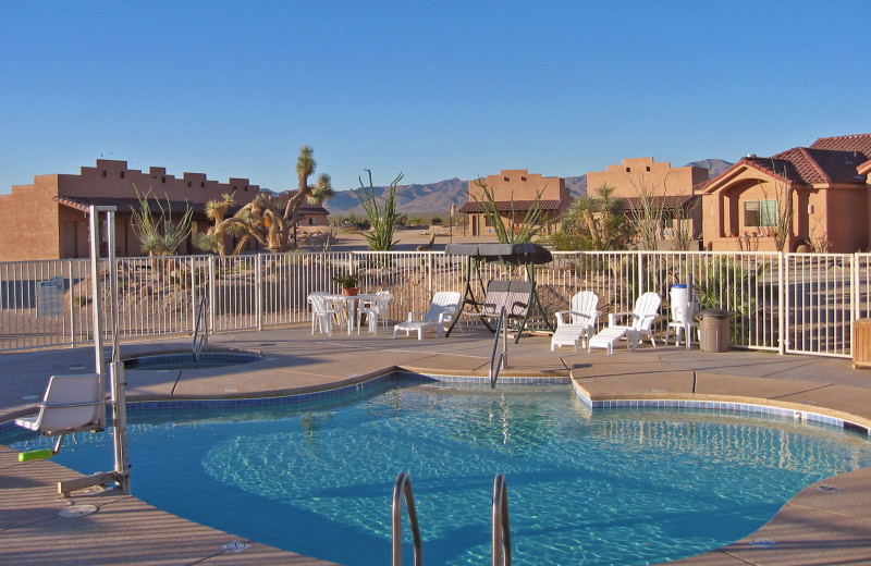 Outdoor pool at Stagecoach Trails Guest Ranch.