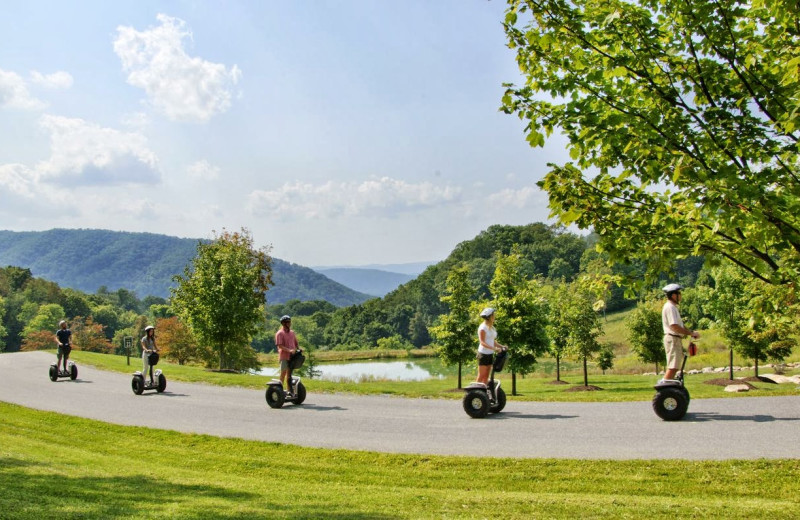 Segway tours at The Homestead.