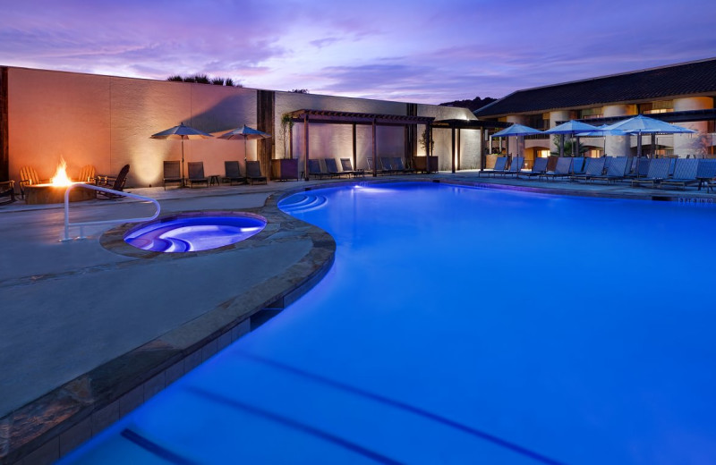 Outdoor pool at Tapatio Springs Hill Country Resort.