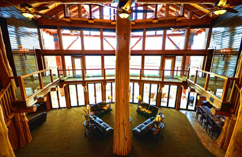 Interior of Log Country Cove.
