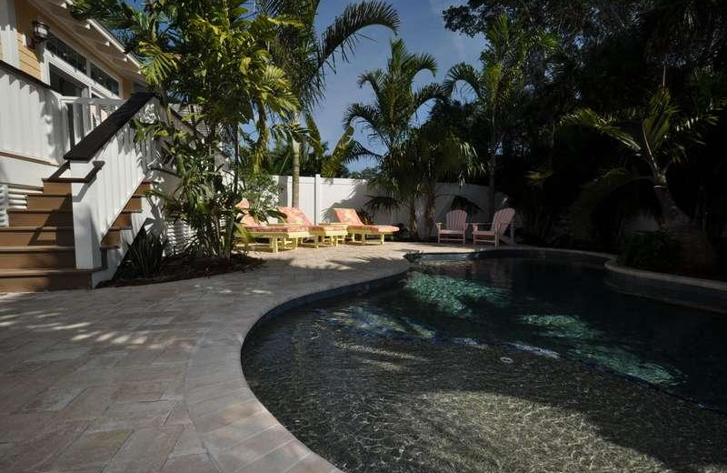 Rental pool at Lizzie Lu's Island Retreat.