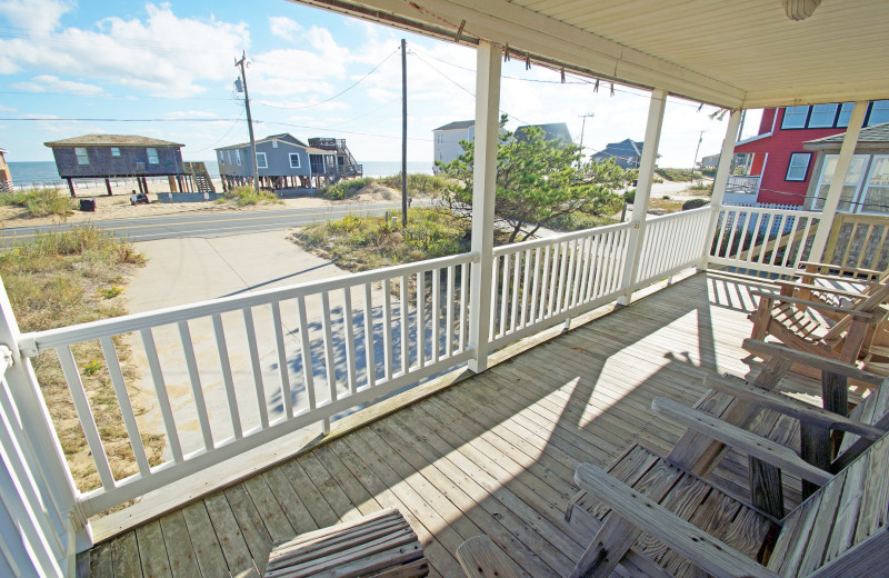 Rental balcony at Carolina Shores Vacation Rentals.