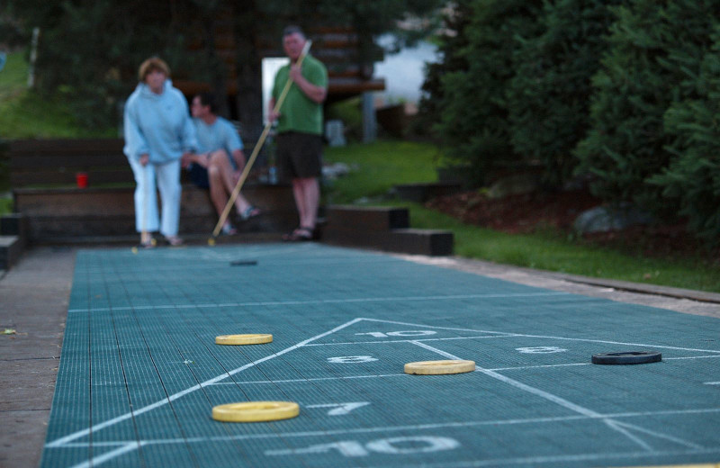 Shuffleboard at Trout House Village Resort.