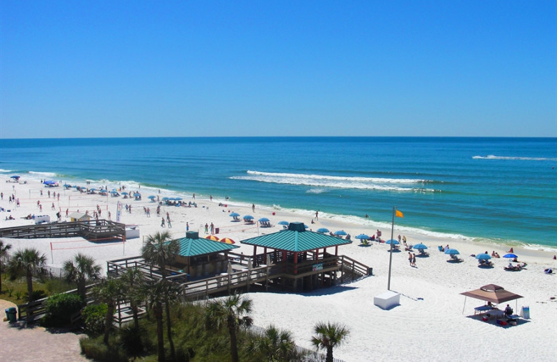 The beach at Ramada-Plaza Beach Resort.