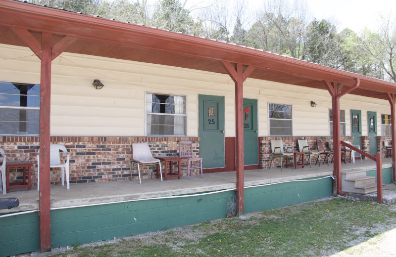 Exterior view of Tanglewood Lodge.