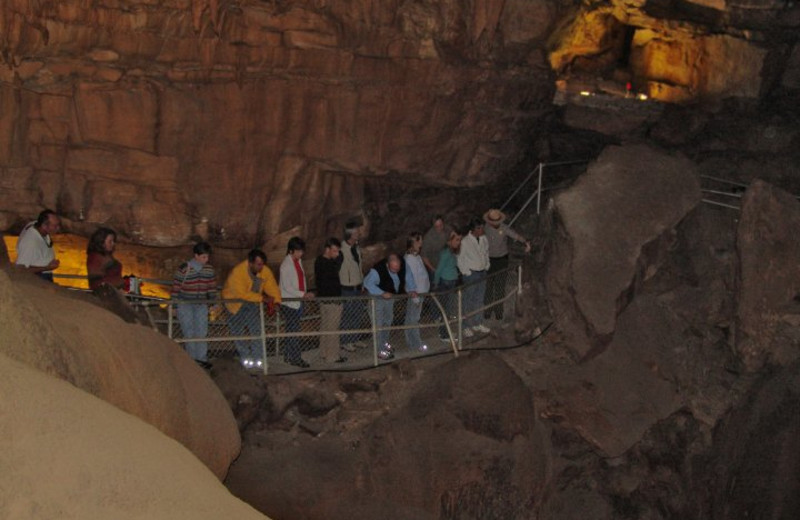 Cave walk at Mammoth Cave Hotel.