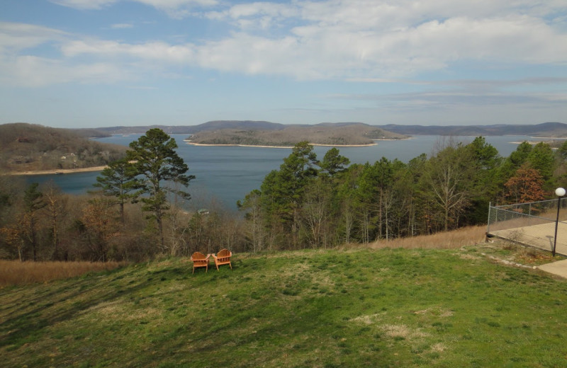 Lake view at Pointe West Resort & Suites.