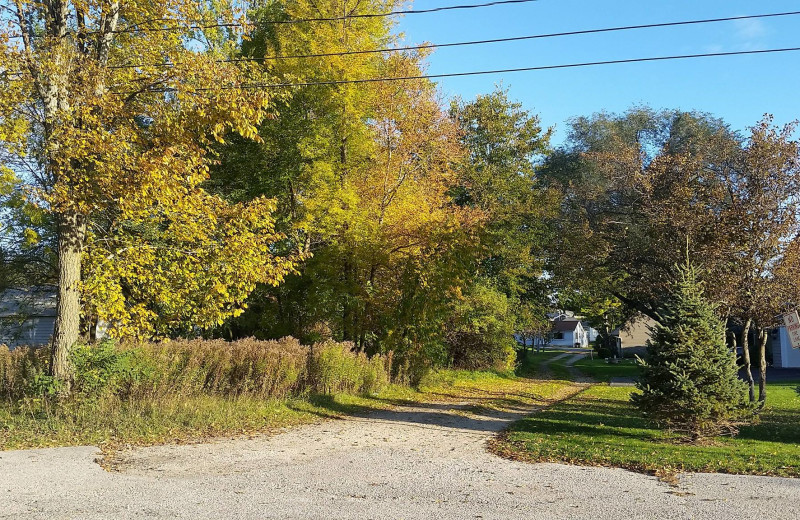 Grounds at Square Rigger Lodge.