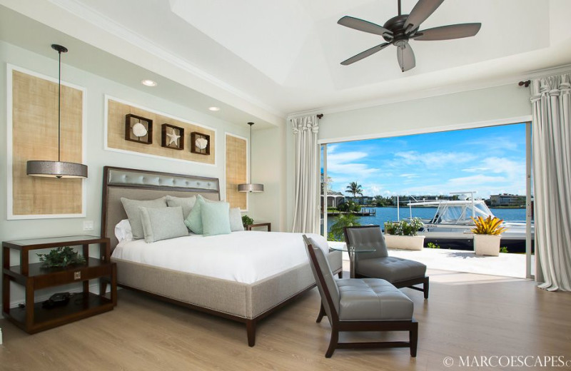 Rental bedroom at Marco Escapes.