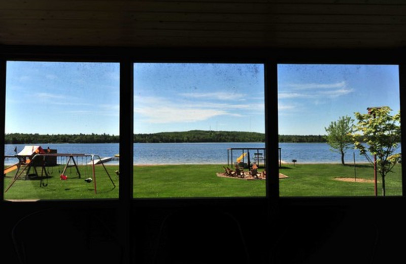 Lake view at Agate Lake Resort.