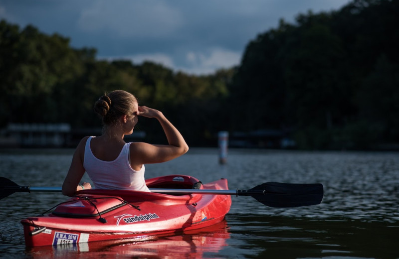 Kayaking at Ferringway Condominiums.