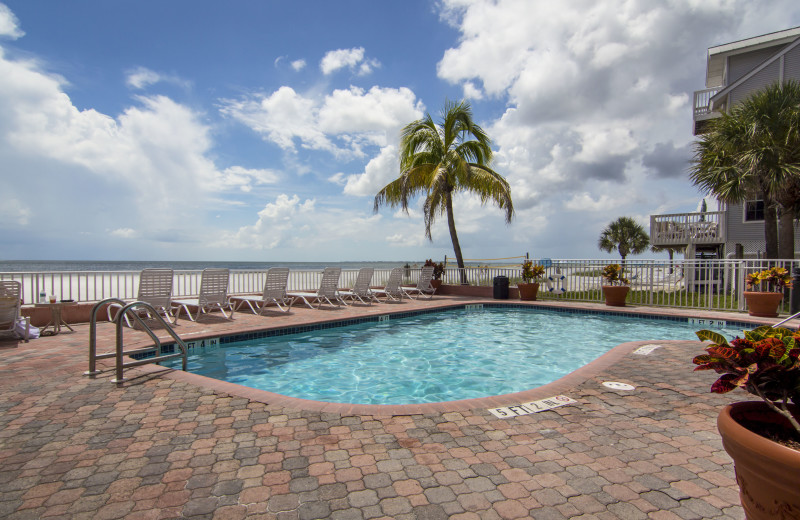 Outdoor pool at Edison Beach House.