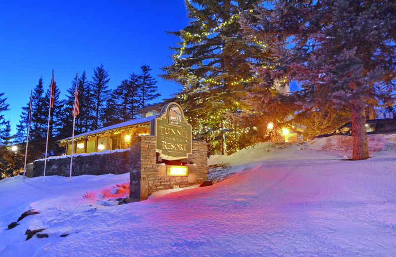 Winter at Tunnel Mountain Resort