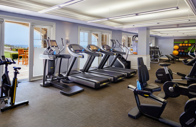 Fitness room at The Ritz-Carlton, Half Moon Bay.