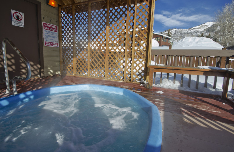 Mountain Resorts hot tub at Resort Group.