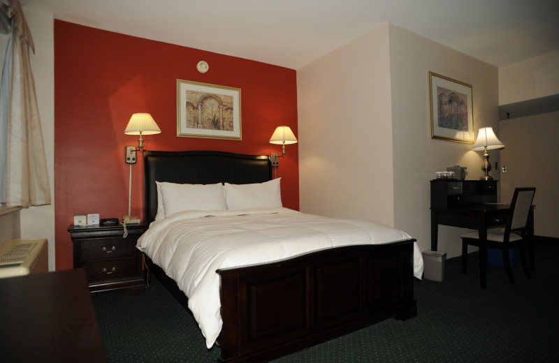 Guest bedroom at The Marlborough Hotel.