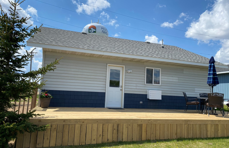 Exterior view of Pelican Motel.