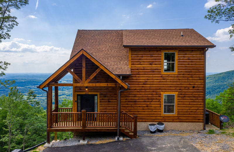 Cabin exterior at American Patriot Getaways, LLC.