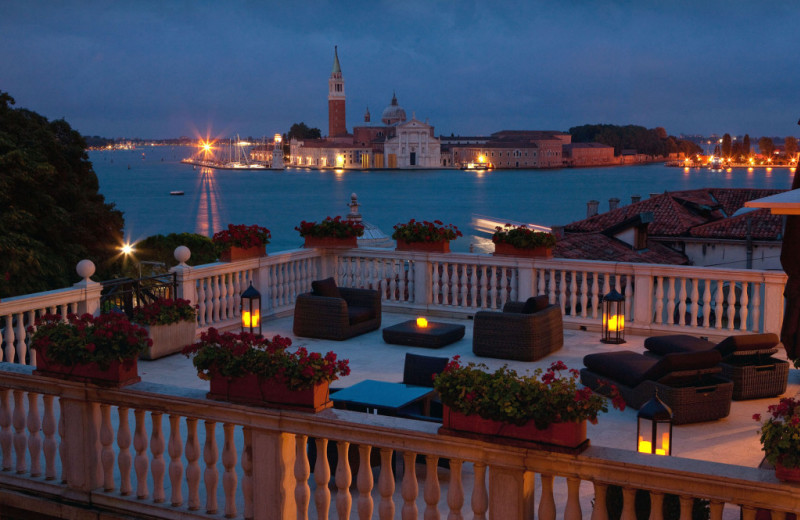 Patio at Luna Hotel Baglioni.