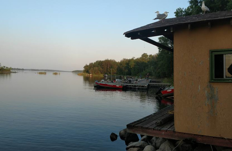 Lake view at Pipestone Point Resort.