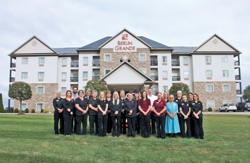 Staff at Berlin Grande Hotel.