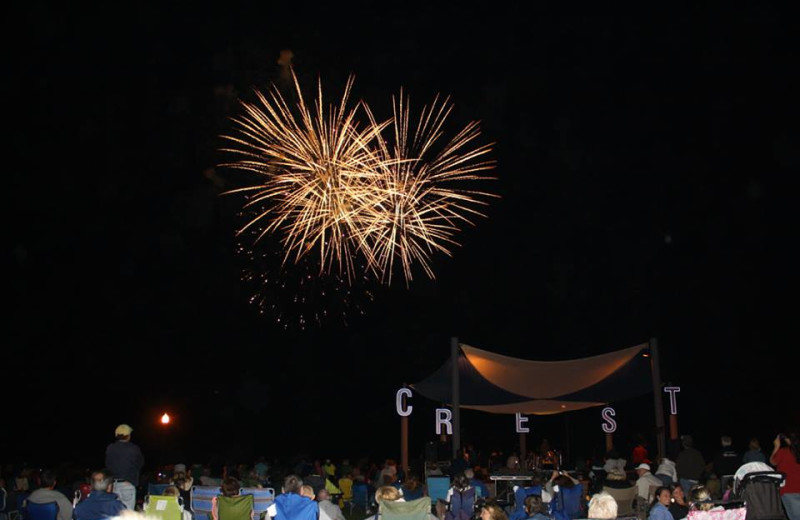 Fireworks at Paradise Oceanfront Resort.