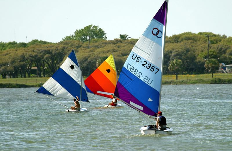 Sailing at The Lighthouse Inn at Aransas Bay.