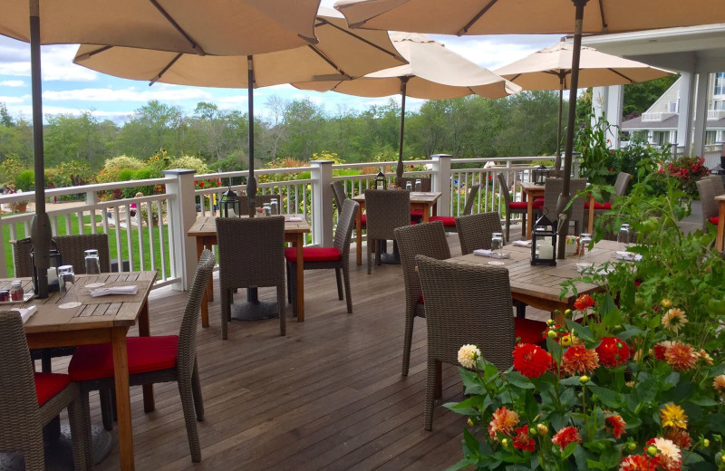 Patio at Inn by the Sea.