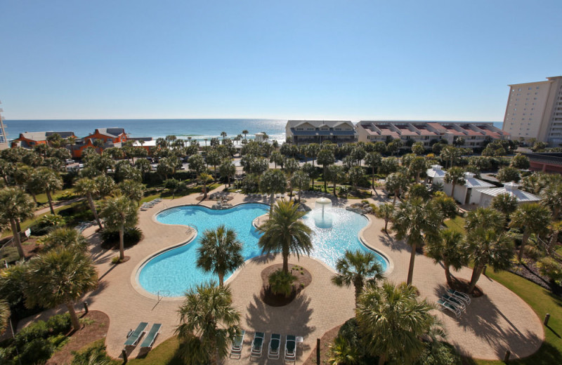 Outdoor pool at Sterling Shores.