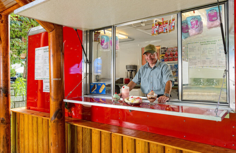 Ice cream shop at Westgate Smoky Mountain Resort & Spa.