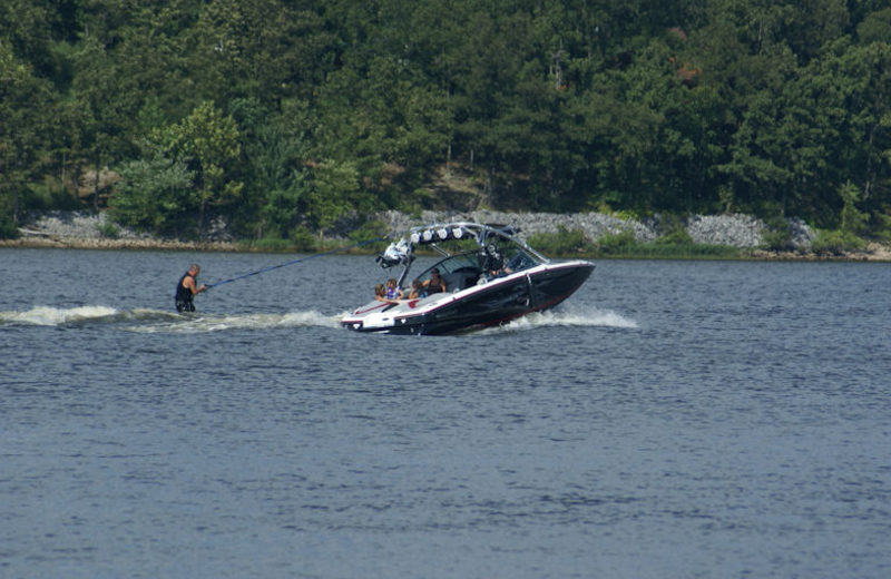 Water activities at Malcolm Creek Resort & Marina.