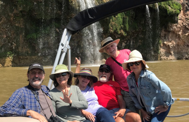 Boating at Canyon of the Eagles Nature Park & Resort.