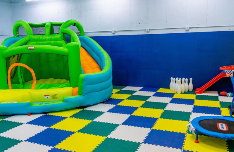 Rental kids playroom at Yonder Luxury Vacation Rentals.