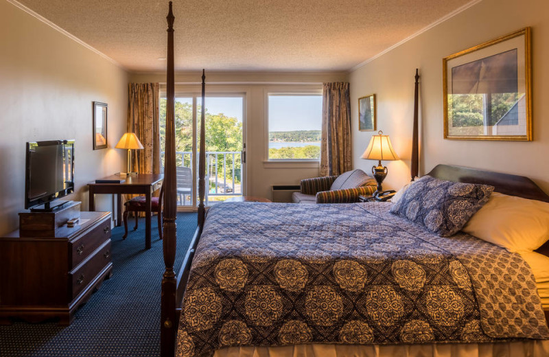 Guest room at Cod Cove Inn.