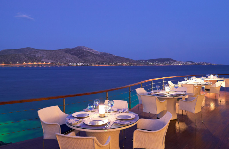 Dining at Grand Resort Lagonissi.