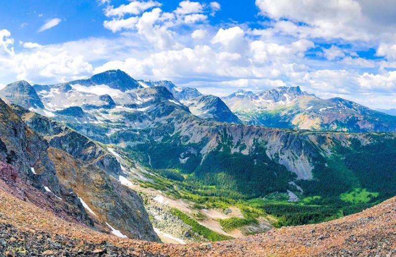 Mountains at Frontier Experience.