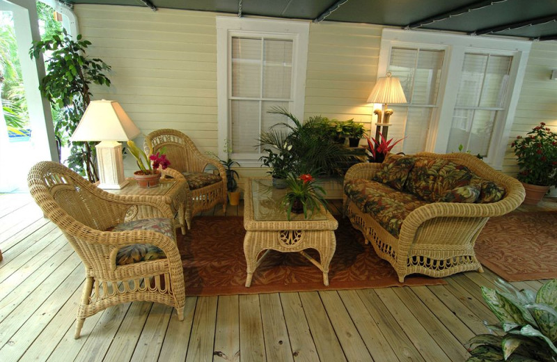 Porch at The Heron House & Heron House Court.