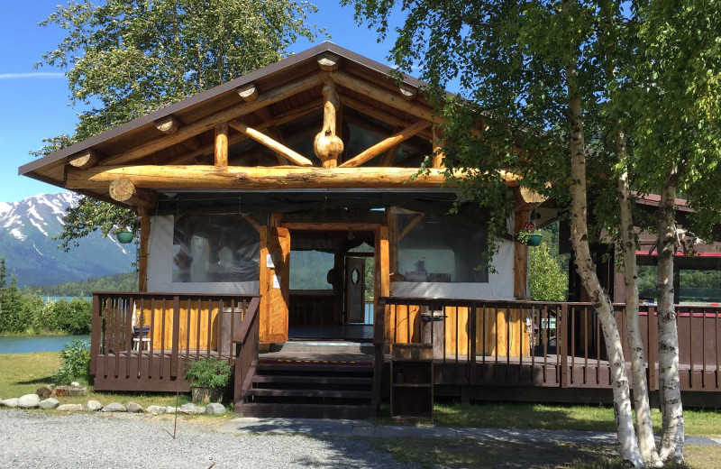 Exterior view of Trail Lake Lodge.