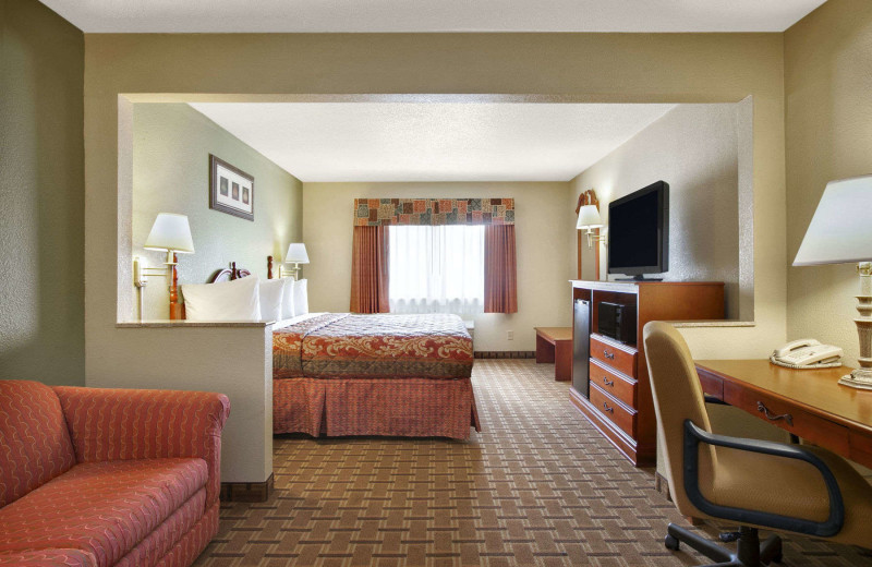 Guest room at Days Inn & Suites - Benton Harbor.