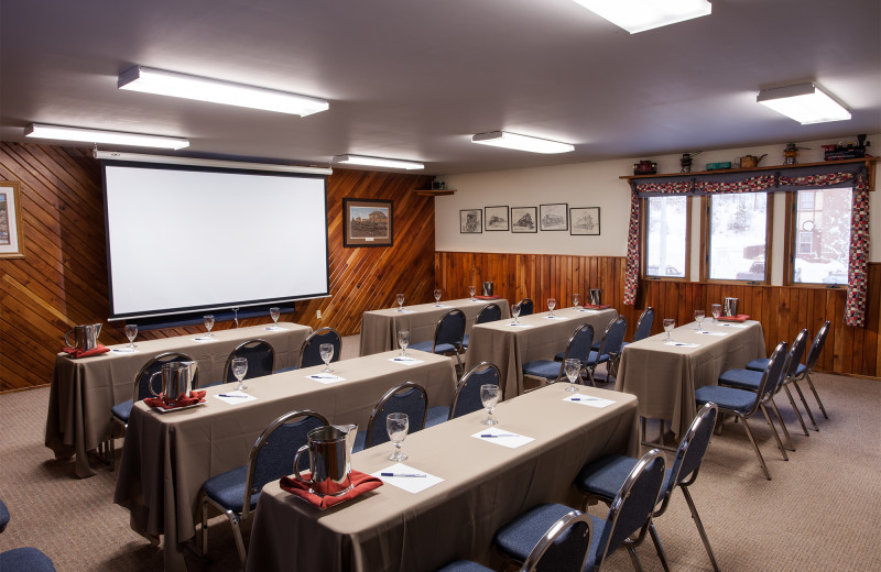 Conference room at Izaak Walton Inn.