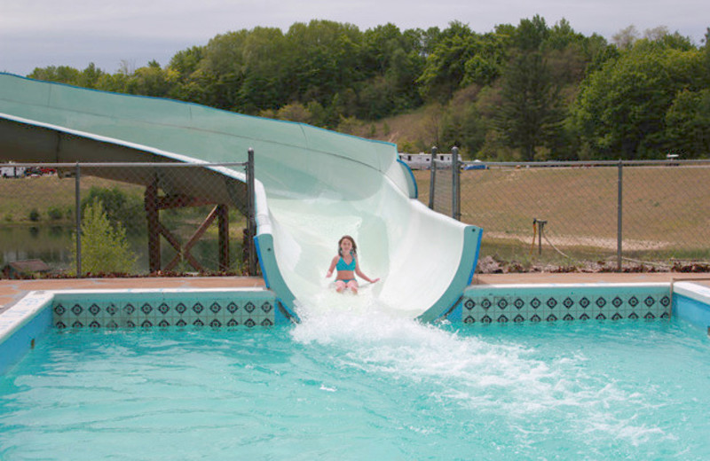 Water Slide at Benjamin's Beaver Creek Resort 