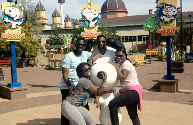Family at Cedar Point Resort.