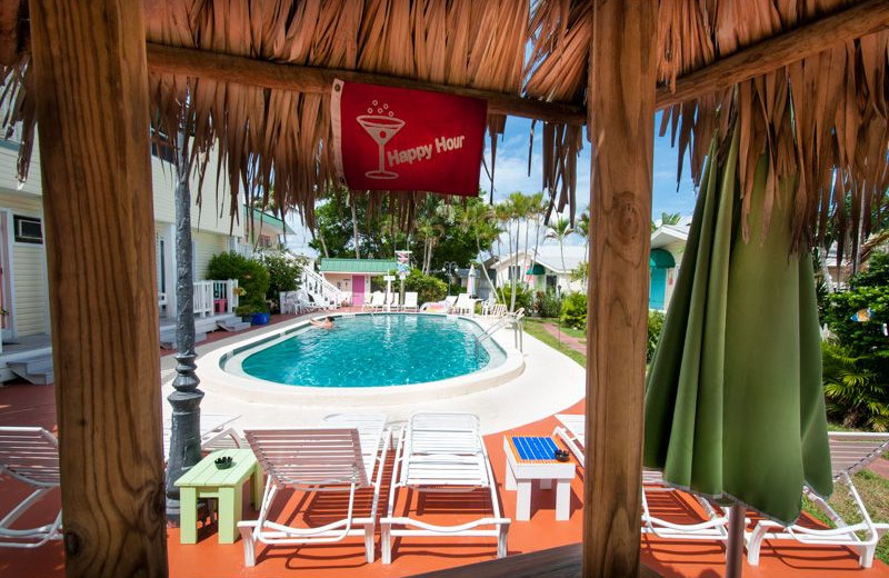 Outdoor pool at Silver Sands Villas.