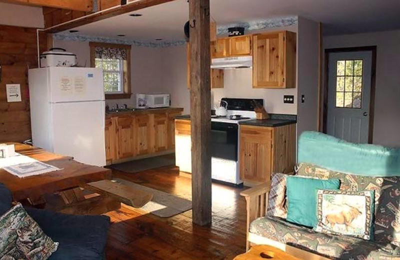 Cabin Interior at Sunrise Ridge Guide Service