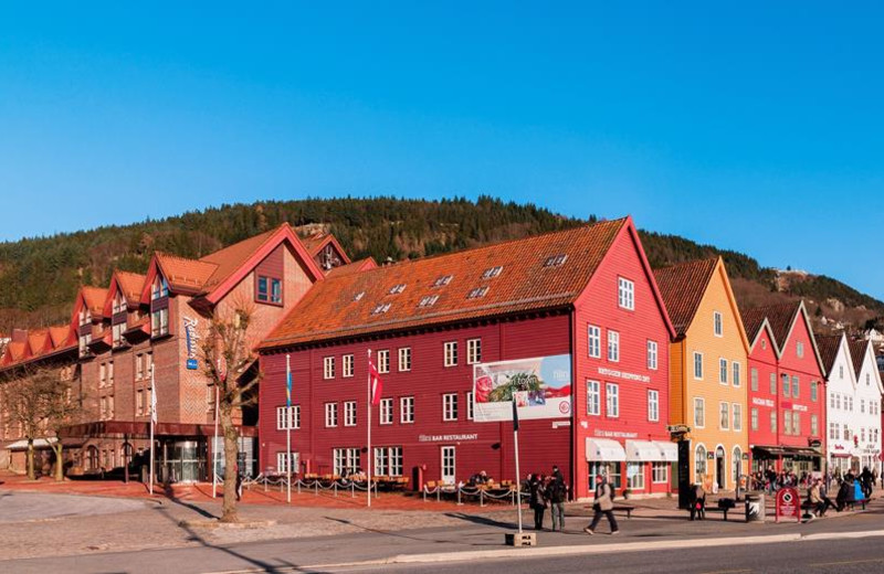 Exterior view of Radisson SAS Royal Hotel Bergen.